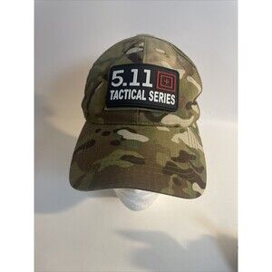 5.11 511 Camo Camouflage Men’s Cap Hat Tactical With Hook Loop Removable Patch